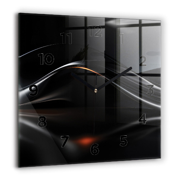 Szögletes fali üvegóra Absztrakció