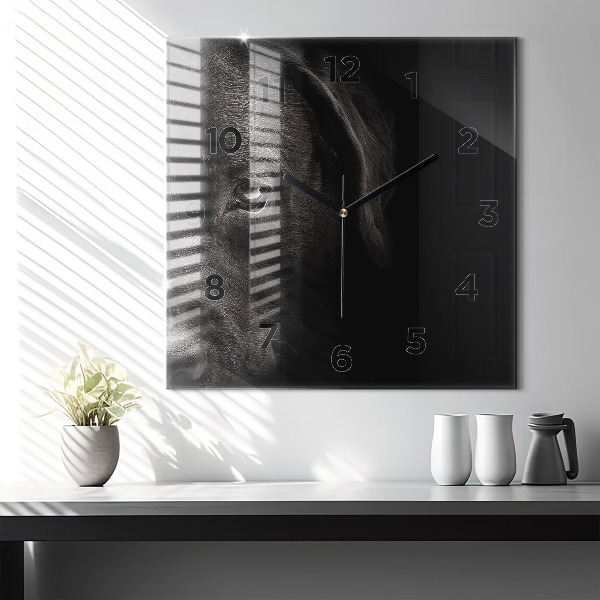 Szögletes fali üvegóra Scottish Fold kutya és macska