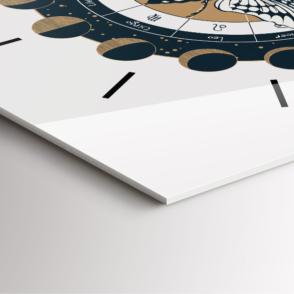 Szögletes fali üvegóra Holdfázisok és a szem