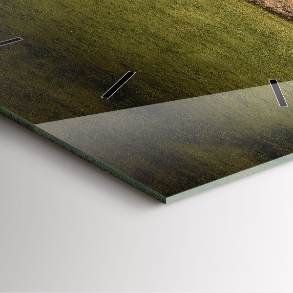 Szögletes fali üvegóra Stonehenge Nimbostratus