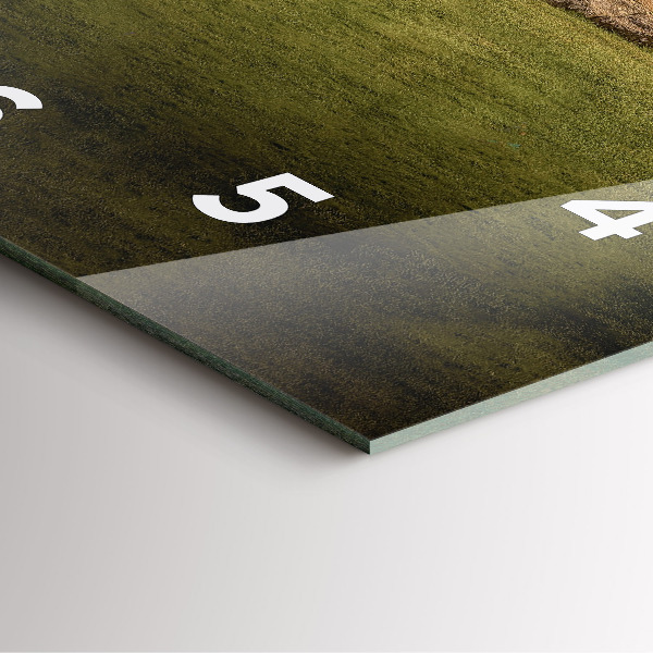 Szögletes fali üvegóra Stonehenge Nimbostratus