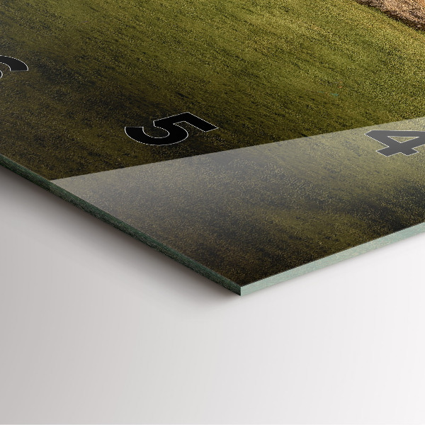 Szögletes fali üvegóra Stonehenge Nimbostratus