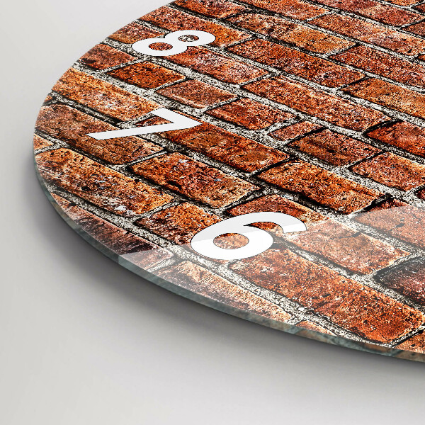 Kerek fali üvegóra Régi téglafal