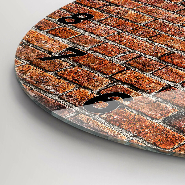 Kerek fali üvegóra Régi téglafal