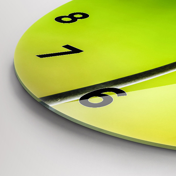 Kerek fali üvegóra Kék virágok