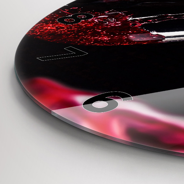 Kerek fali üvegóra Vörösbor