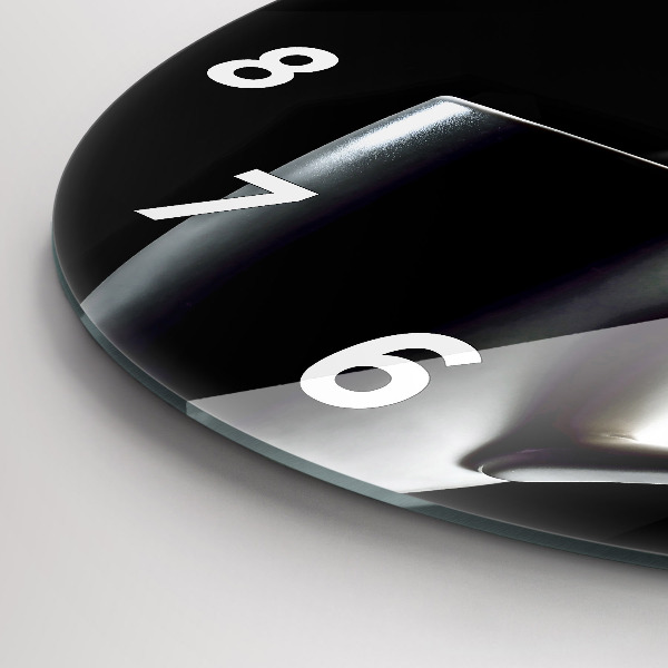 Kerek fali üvegóra Egy csésze kávét