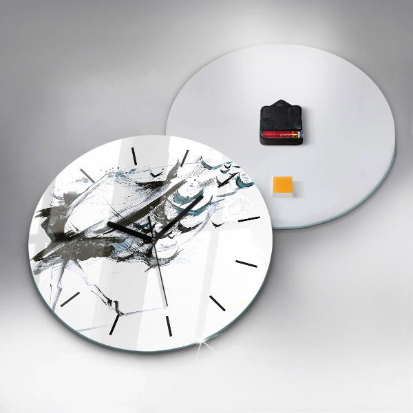 Kerek fali üvegóra Balettet táncoló nő