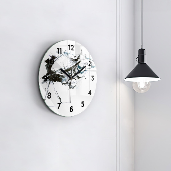 Kerek fali üvegóra Balettet táncoló nő