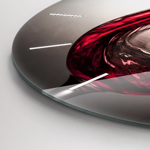 Kerek fali üvegóra Pohár bor