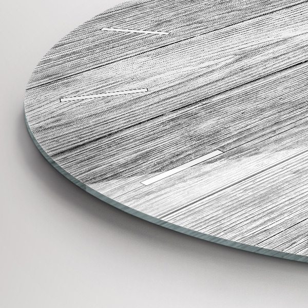 Kerek fali üvegóra Fa panelek