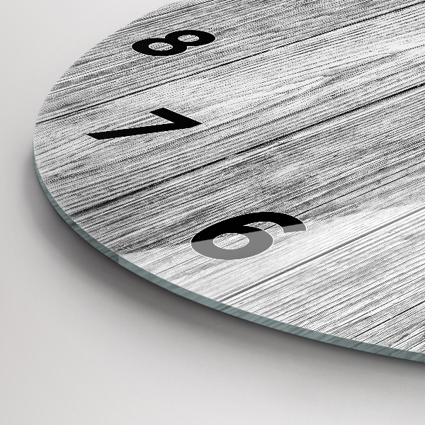 Kerek fali üvegóra Fa panelek