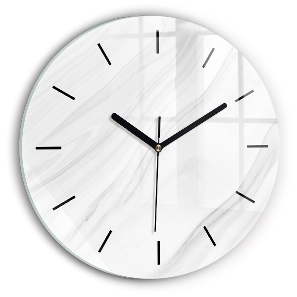 Kerek fali üvegóra Dekoratív márvány