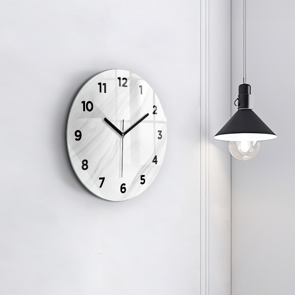 Kerek fali üvegóra Dekoratív márvány