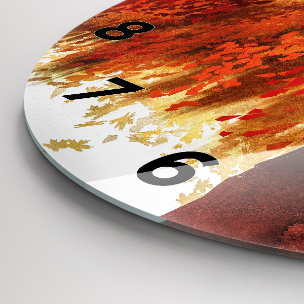 Kerek fali üvegóra Menyasszony ősszel