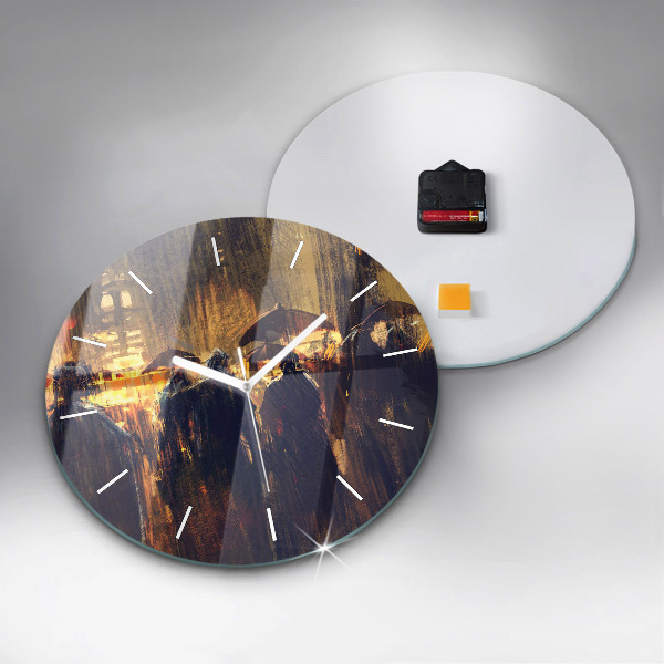 Kerek fali üvegóra Impresszionizmus a művészeti piactéren