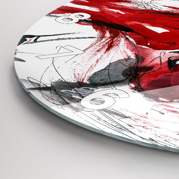 Kerek fali üvegóra Táncoló pár