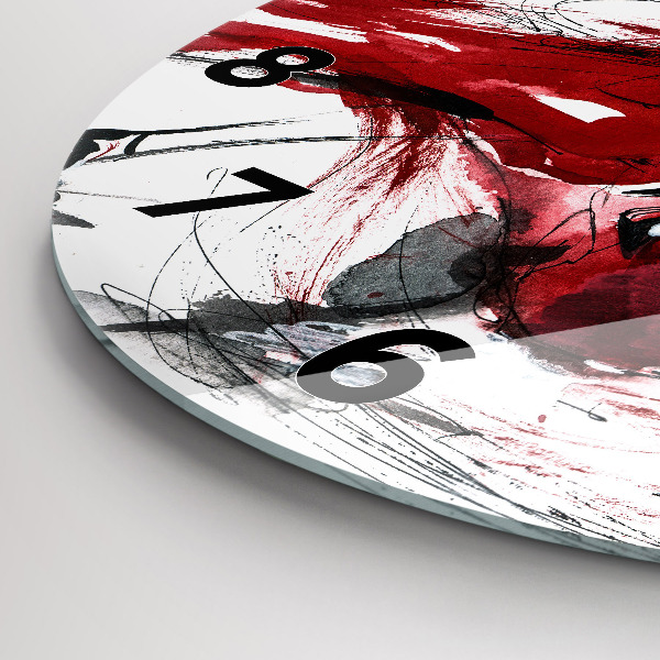 Kerek fali üvegóra Táncoló pár