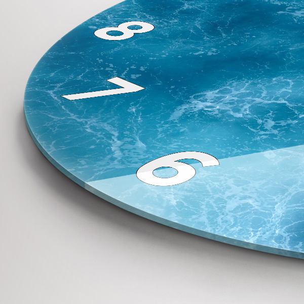 Kerek fali üvegóra Tengervíz