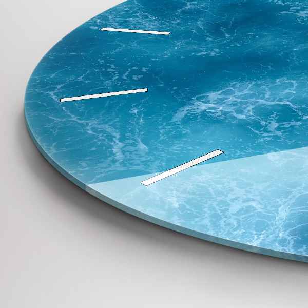 Kerek fali üvegóra Tengervíz