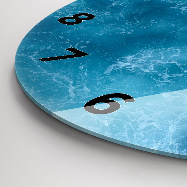 Kerek fali üvegóra Tengervíz