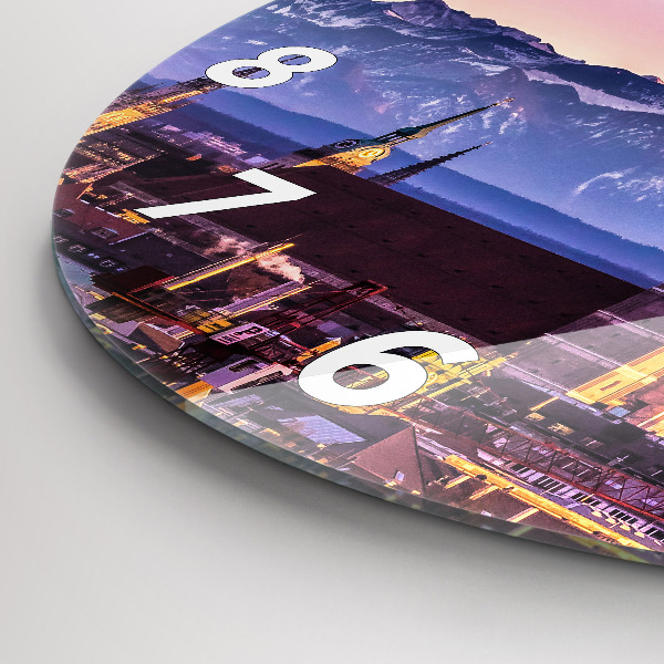 Kerek fali üvegóra Német Alpok München