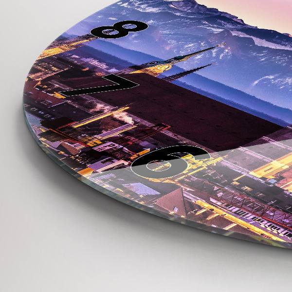 Kerek fali üvegóra Német Alpok München