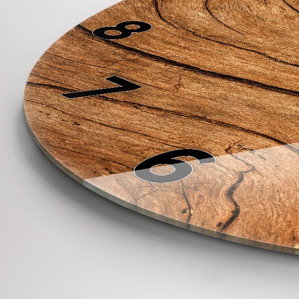 Kerek fali üvegóra Régi fa