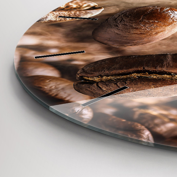 Kerek fali üvegóra Kávébab