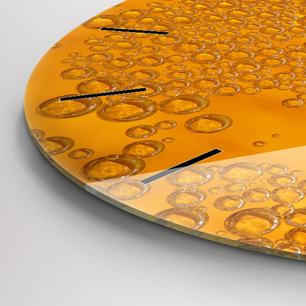 Kerek fali üvegóra Sör habbal