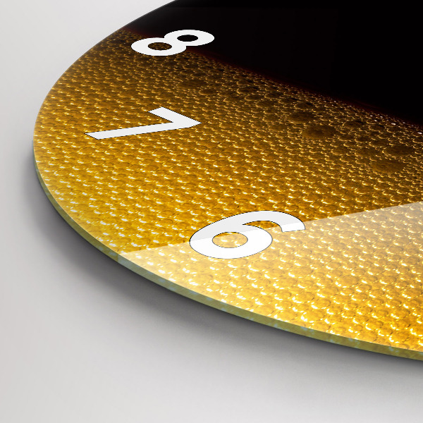 Kerek fali üvegóra Narancslé