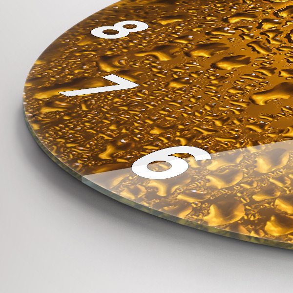 Kerek fali üvegóra Egy korsó sört