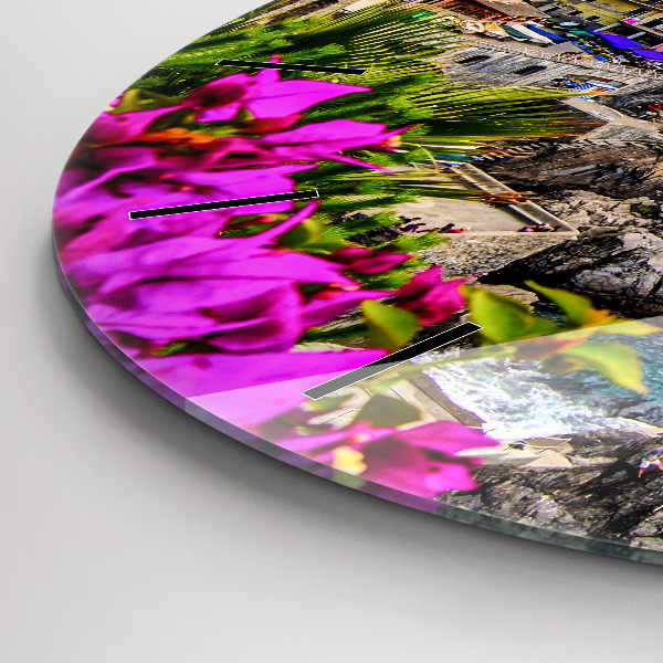 Kerek fali üvegóra Cinque Terre-part