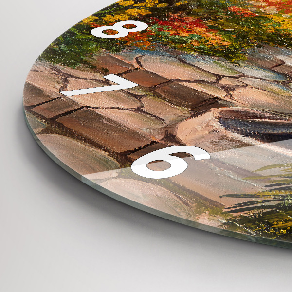 Kerek fali üvegóra Olaj összetétele az erdőben