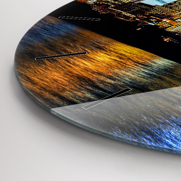 Kerek fali üvegóra Sydney az Este