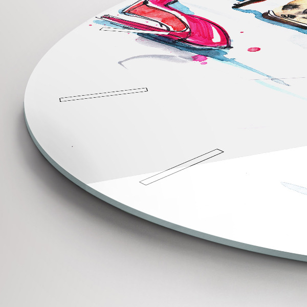 Kerek fali üvegóra A nőiesség eleme