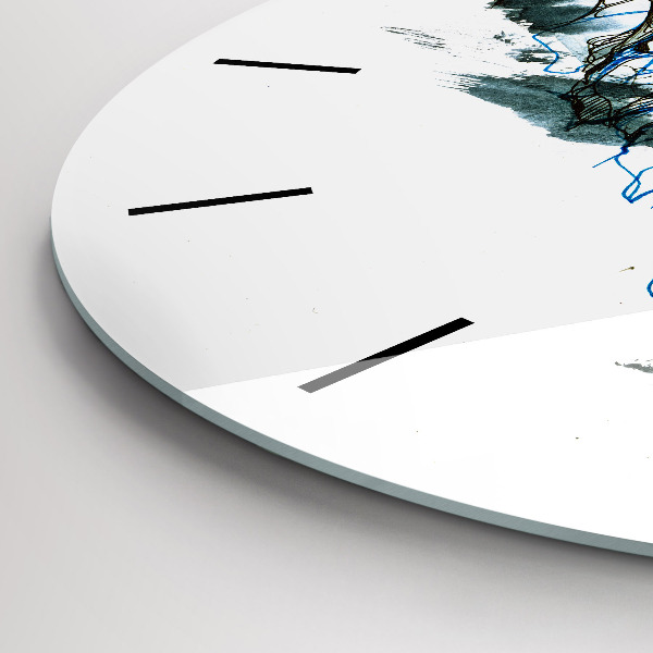 Kerek fali üvegóra A madarak szabadsága és természete