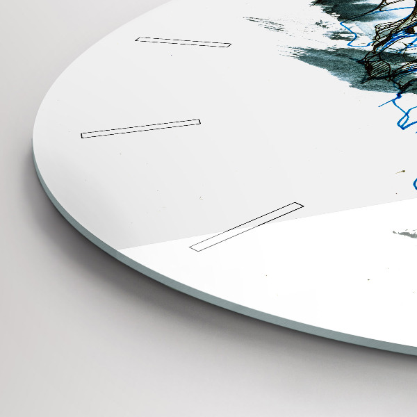 Kerek fali üvegóra A madarak szabadsága és természete