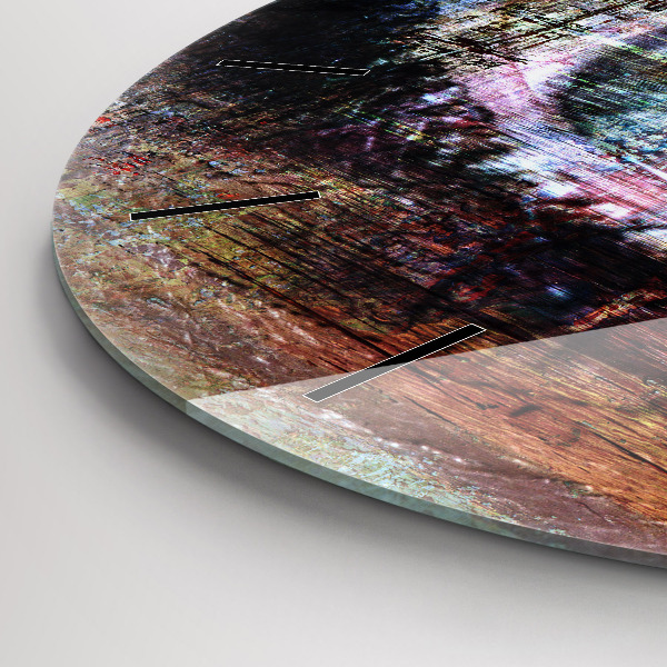 Kerek fali üvegóra Street Art Eye