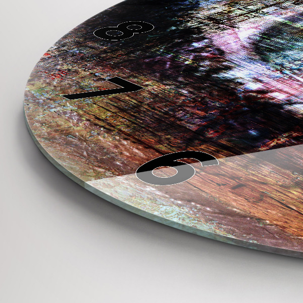 Kerek fali üvegóra Street Art Eye