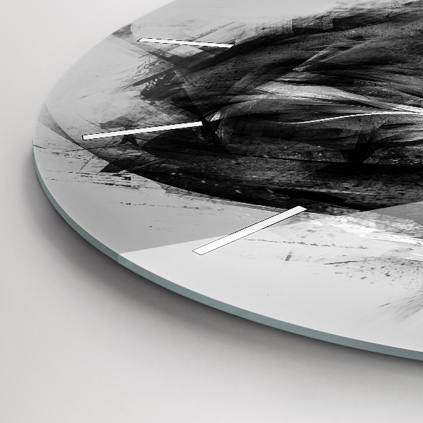 Kerek fali üvegóra Festett oroszlán