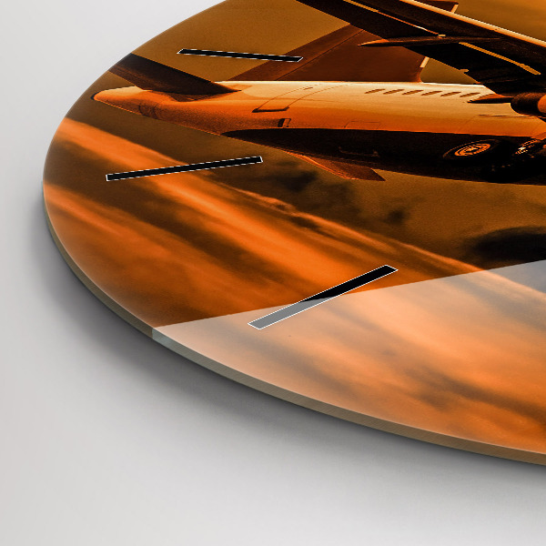 Kerek fali üvegóra Utazás repülővel