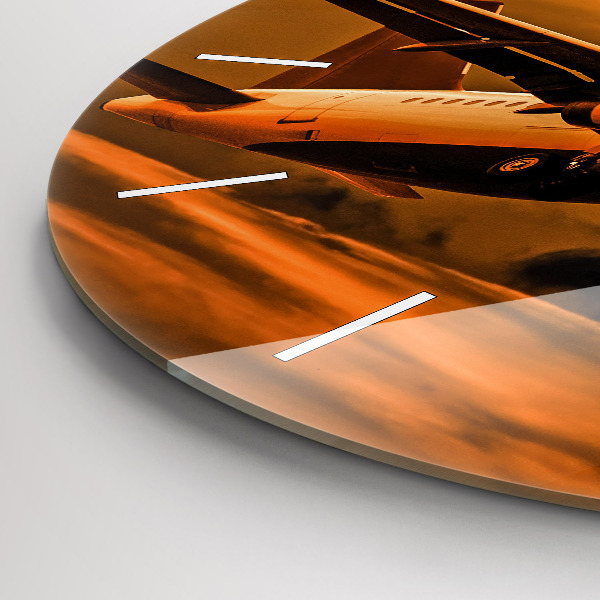 Kerek fali üvegóra Utazás repülővel