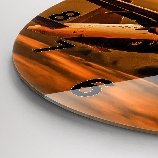 Kerek fali üvegóra Utazás repülővel