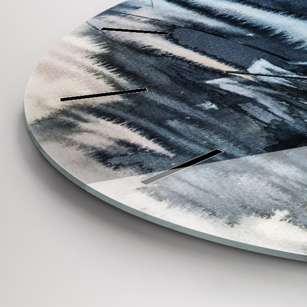 Kerek fali üvegóra Téli Łódka-tó