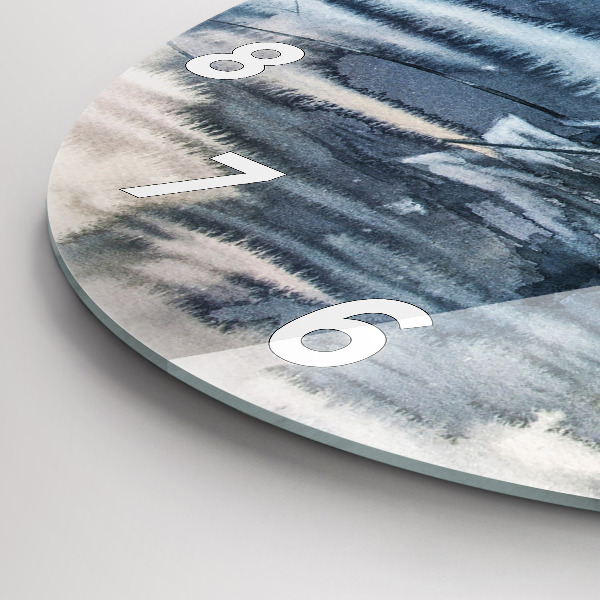 Kerek fali üvegóra Téli Łódka-tó