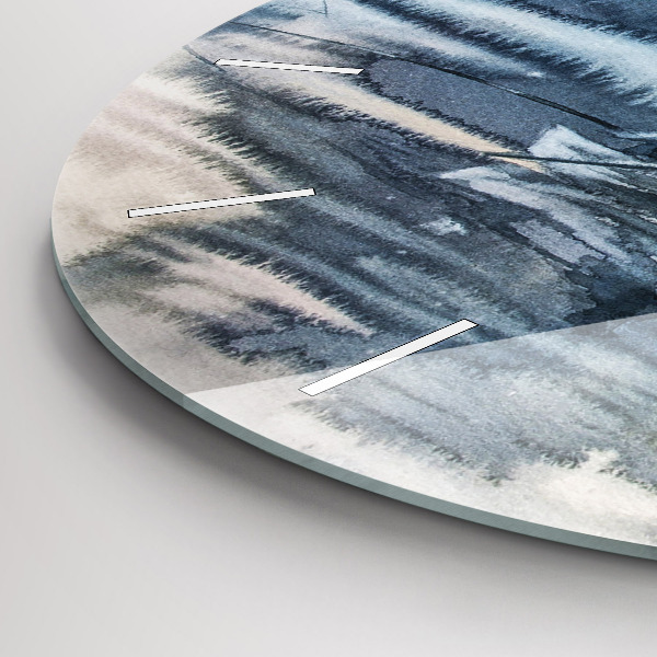 Kerek fali üvegóra Téli Łódka-tó