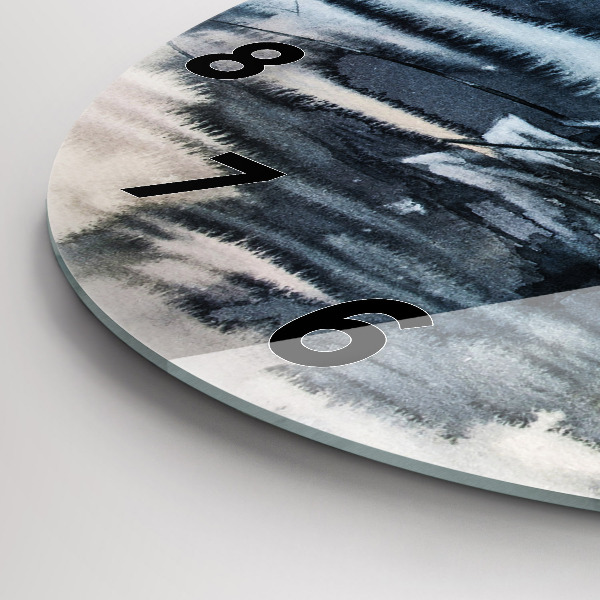 Kerek fali üvegóra Téli Łódka-tó