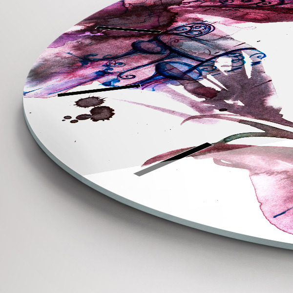 Kerek fali üvegóra Két test egy lélek