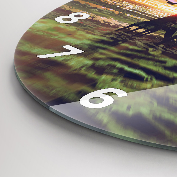 Kerek fali üvegóra Koncert a tengerparton